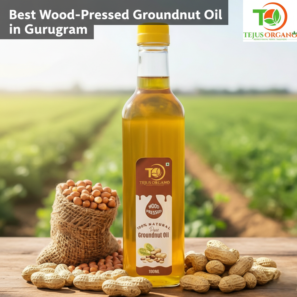 Best Wood-Pressed Groundnut Oil in Gurugram