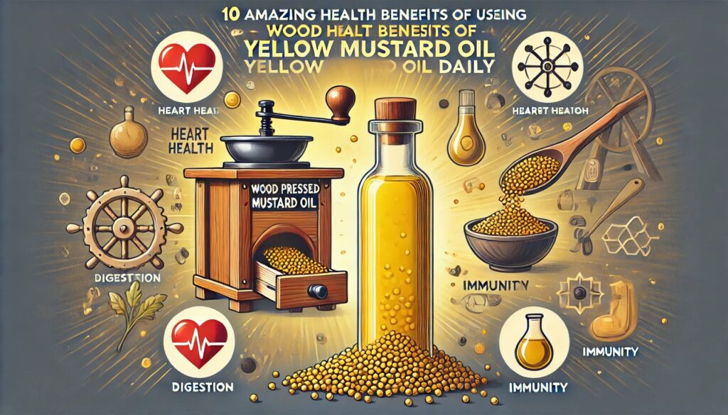 10 Amazing Health Benefits of Using Wood Pressed Yellow Mustard Oil Daily 10 Amazing Health Benefits of Using Wood Pressed Yellow Mustard Oil Daily